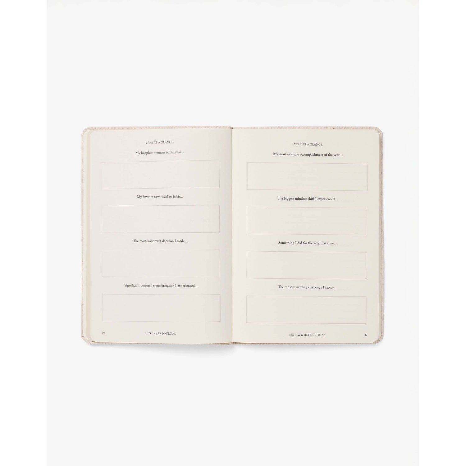 Best Year Journal Essential Oat, Simple express format