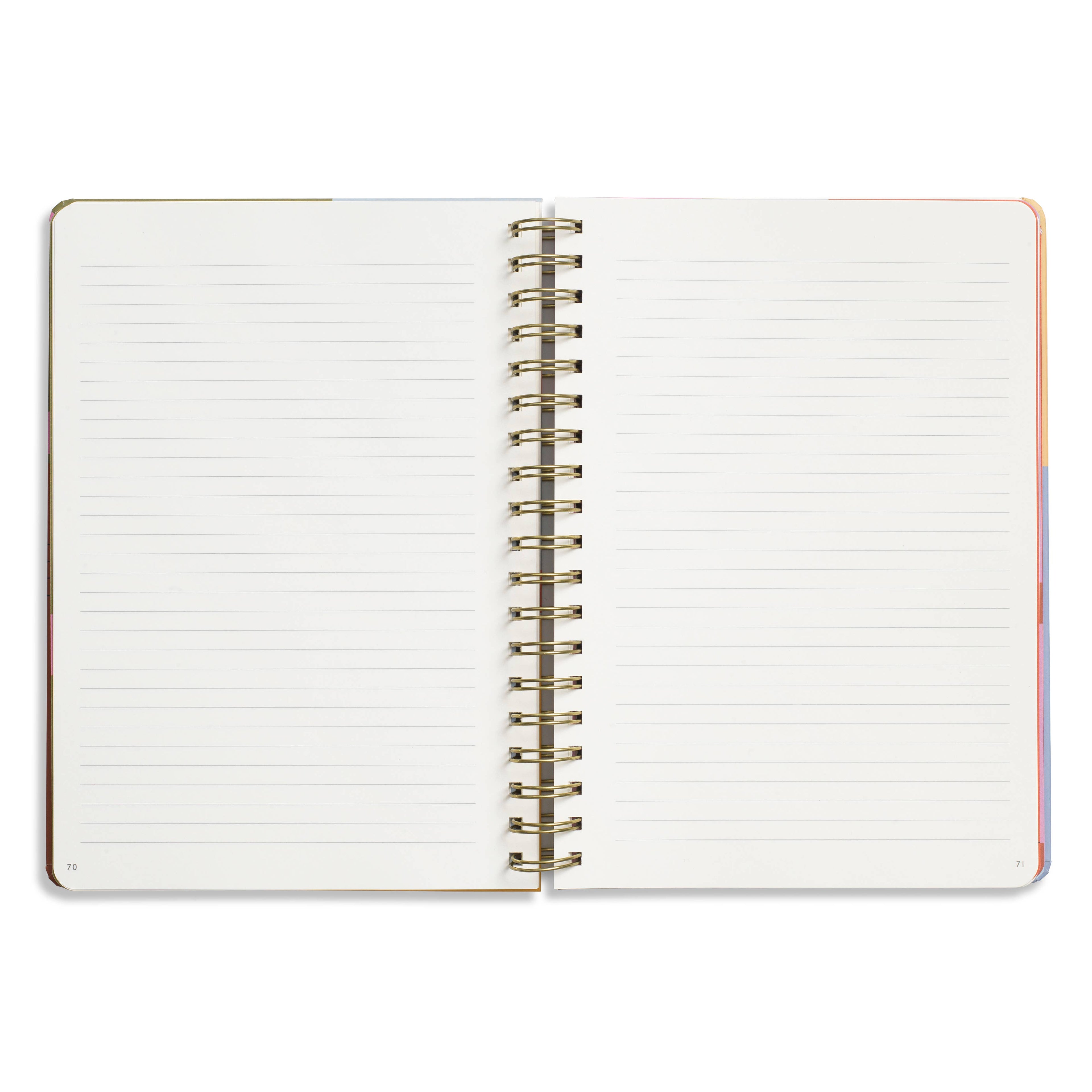 Notes B5 Hardcover Spiral Lined Notebook