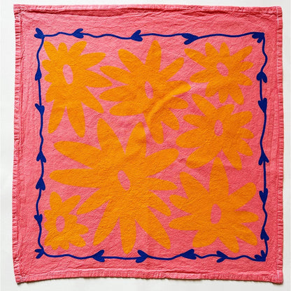 Floral Splat Tea Towel