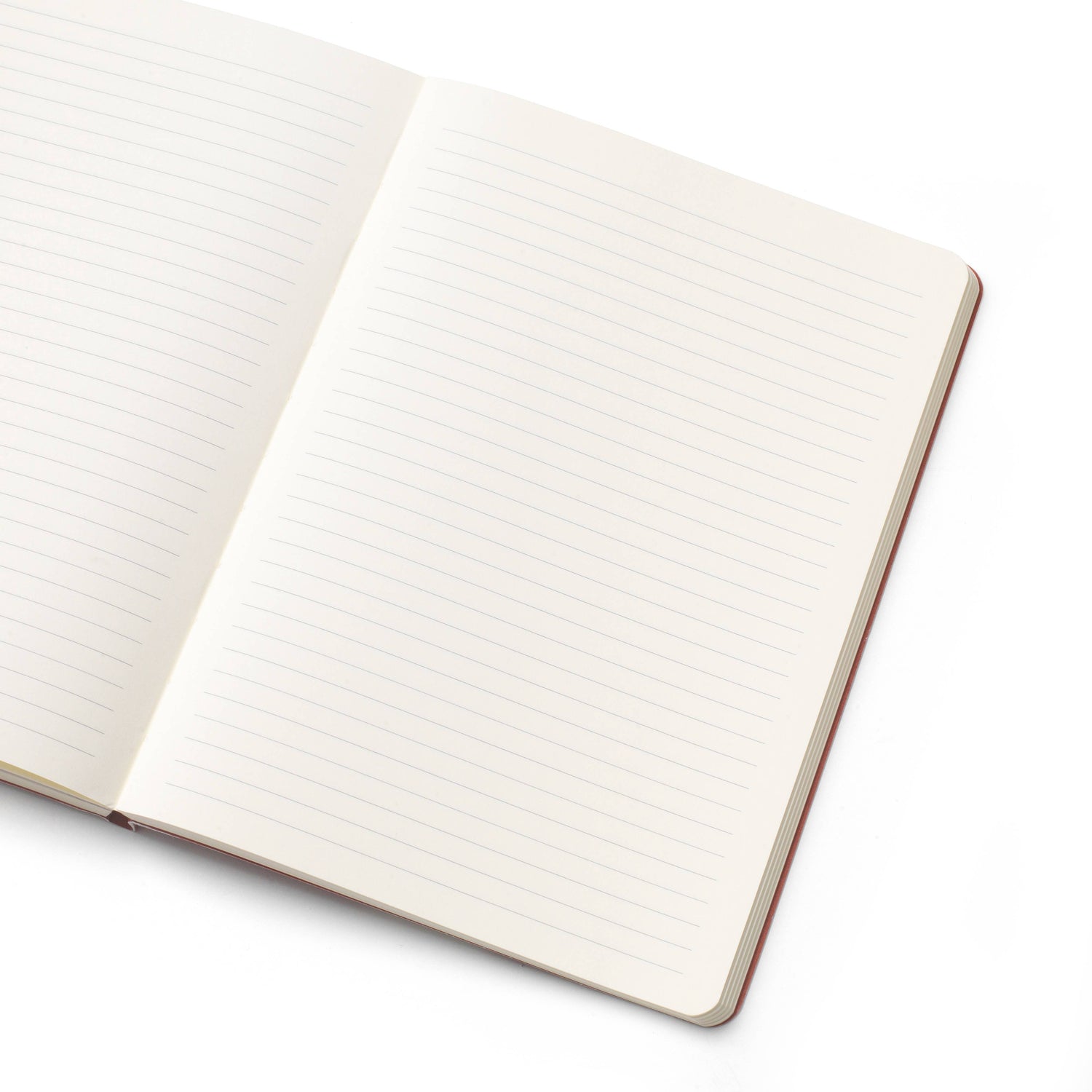 Pink Waves Stepped A5 Softcover Lined Notebook