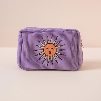 Corduroy Makeup Bag