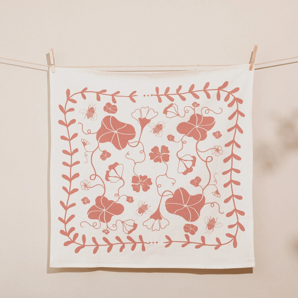 Nasturtium Tea Towel