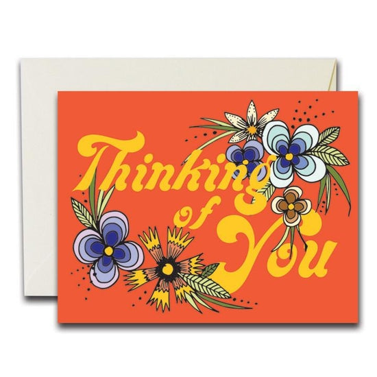 Thinking Of You, Florals Card
