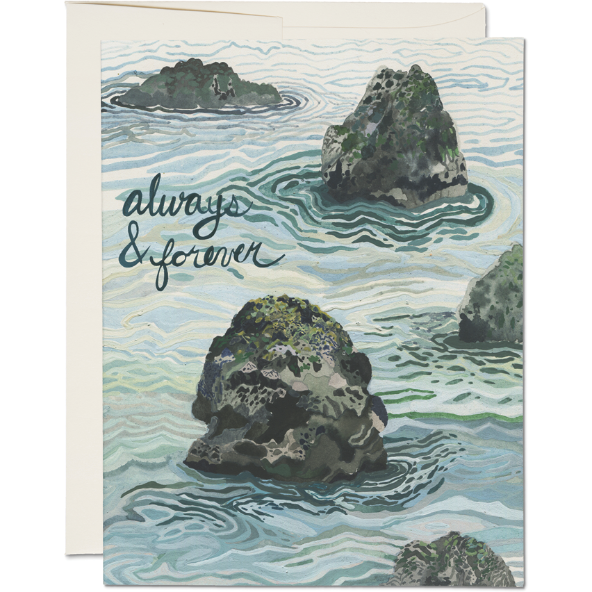 OCEANS ALWAYS &amp; FOREVER CARD