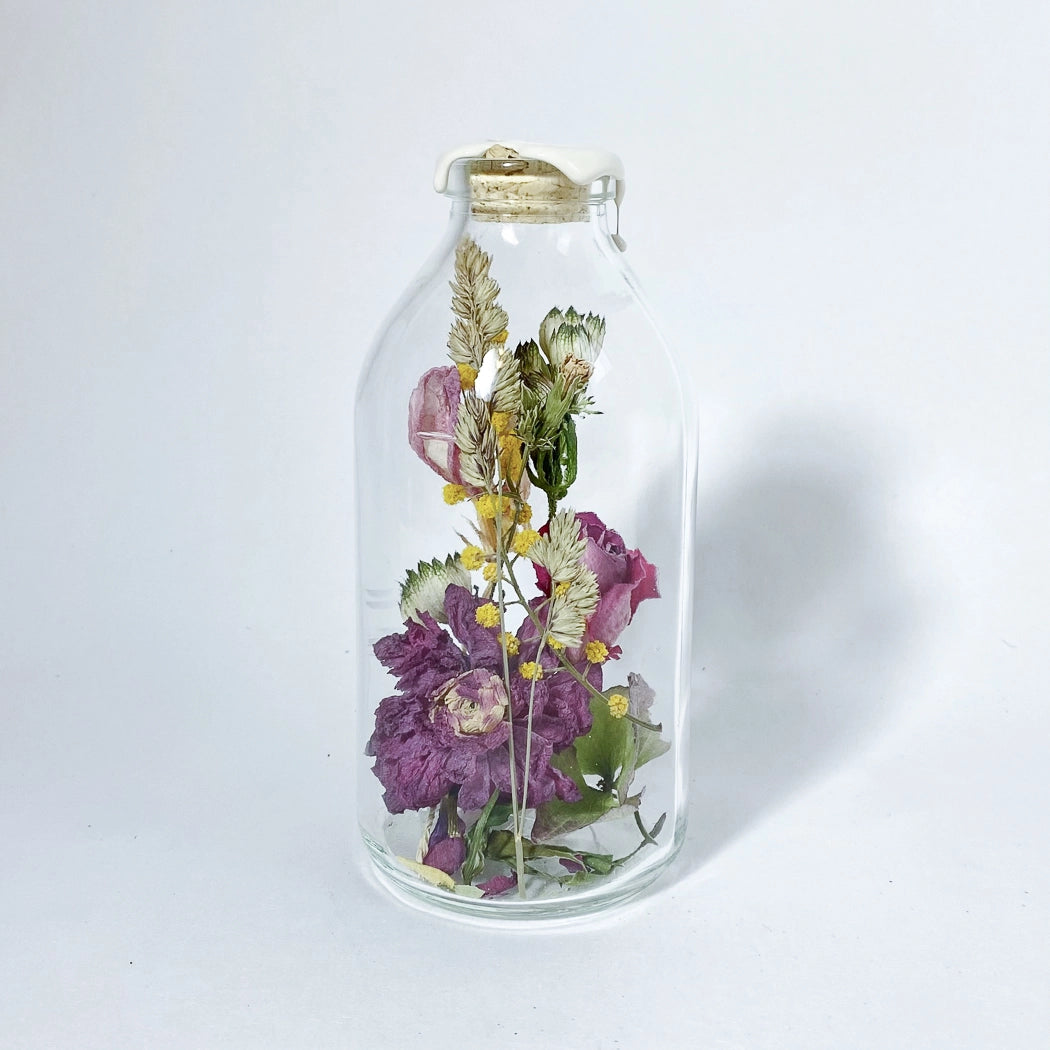 Dried Florals in Glass Harapan