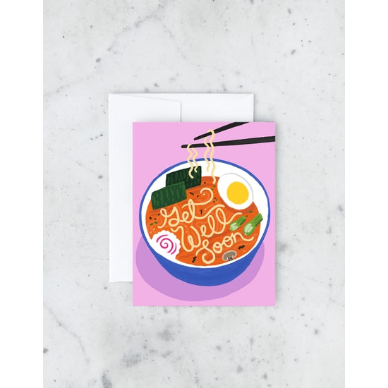 Get Well Soon Ramen Card