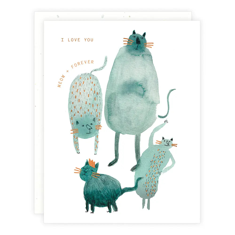 Meow and Forever Card